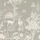 Фактурное панно российского производства с изображением сказочного леса и животных в серебристо зеленых тонах